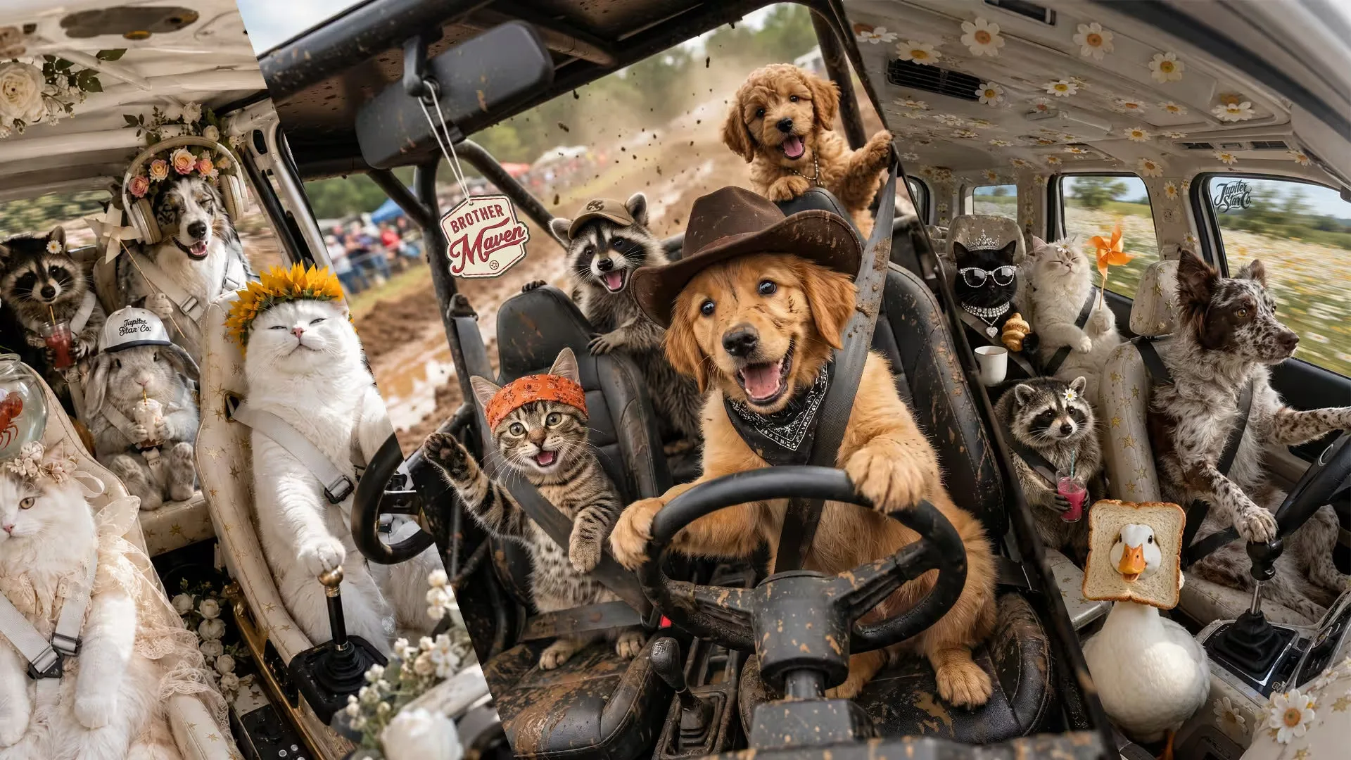JupiterStarCo. signature animal-driving campaigns