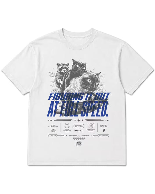 Figuring It Out at Full Speed Washed Graphic Tee