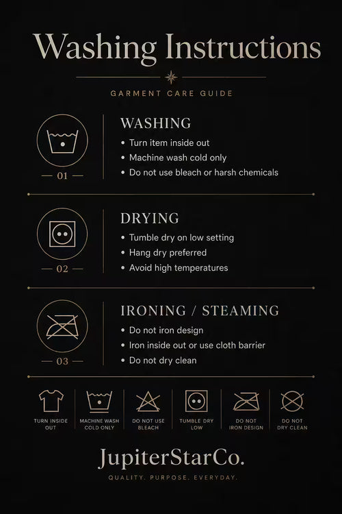 Shirt Wasging Instructions