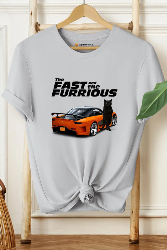 The Fast and The Furrious T-Shirt Solid Athletic Grey