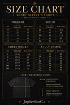 Custom T-Shirt Size Chart